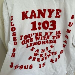Jesus is king Kanye West t shirt